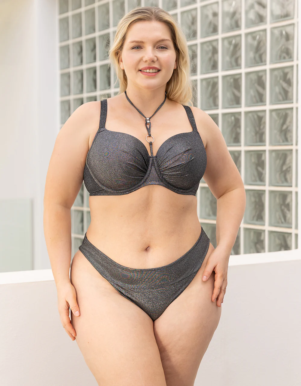 Bikini-Brazilian Valencia Glam Silver - Image 3