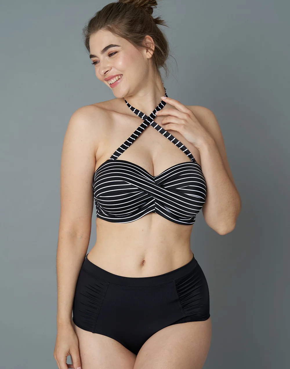 Bikini-High-Waist-Panty Monaco Black - Image 3