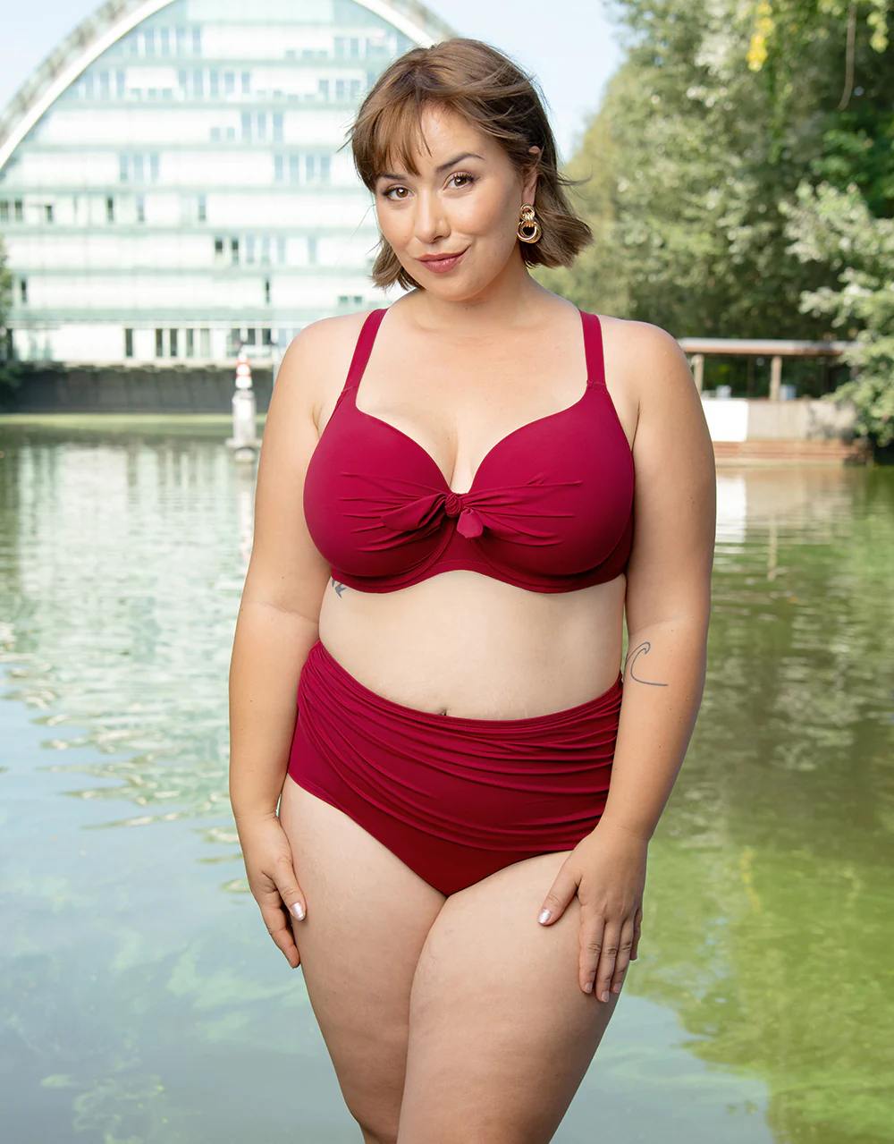 Bikini-High-Waist-Panty Valencia Cherry - Image 3