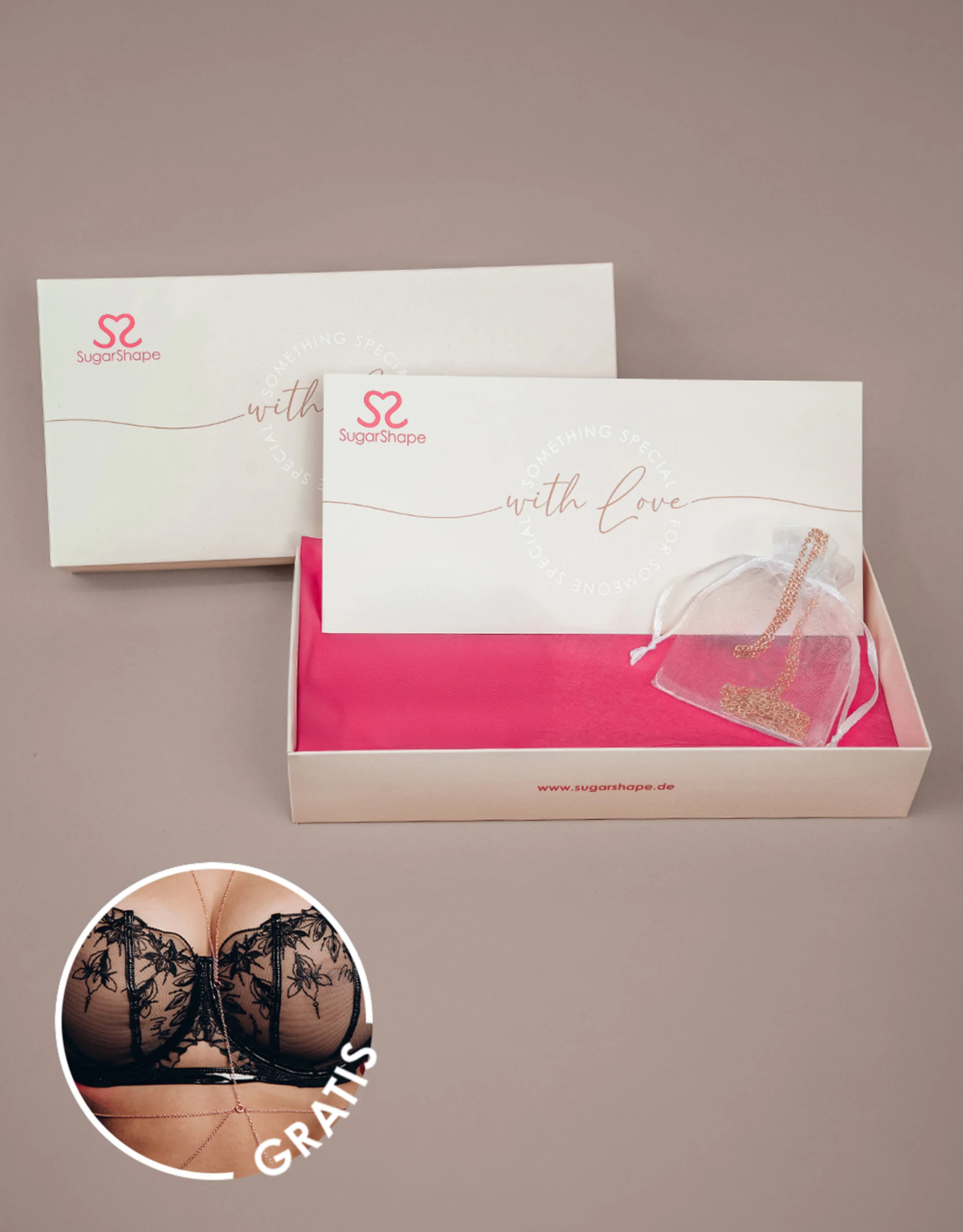 Gutschein-Paket Body-Kette Größe 90+