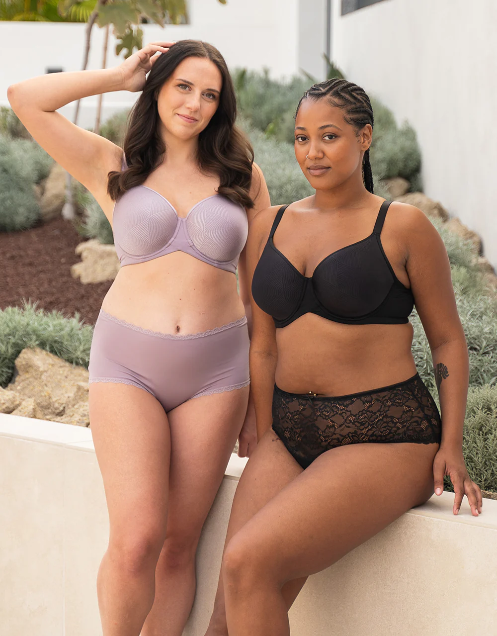 High-Panty Basic Violetgrey - Image 11