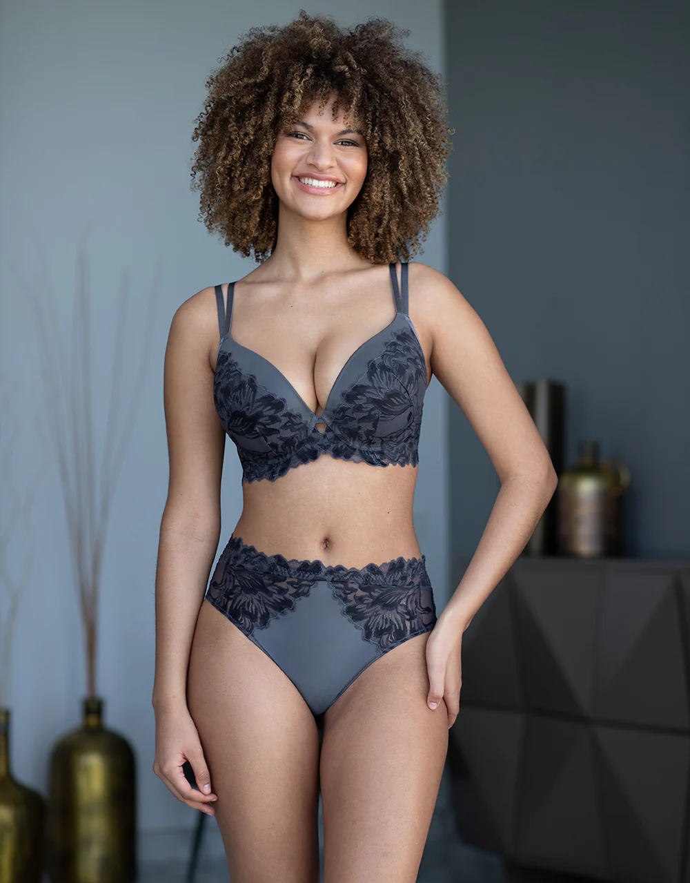 High-Panty Cha-Cha-Cha Anthracite - Image 3