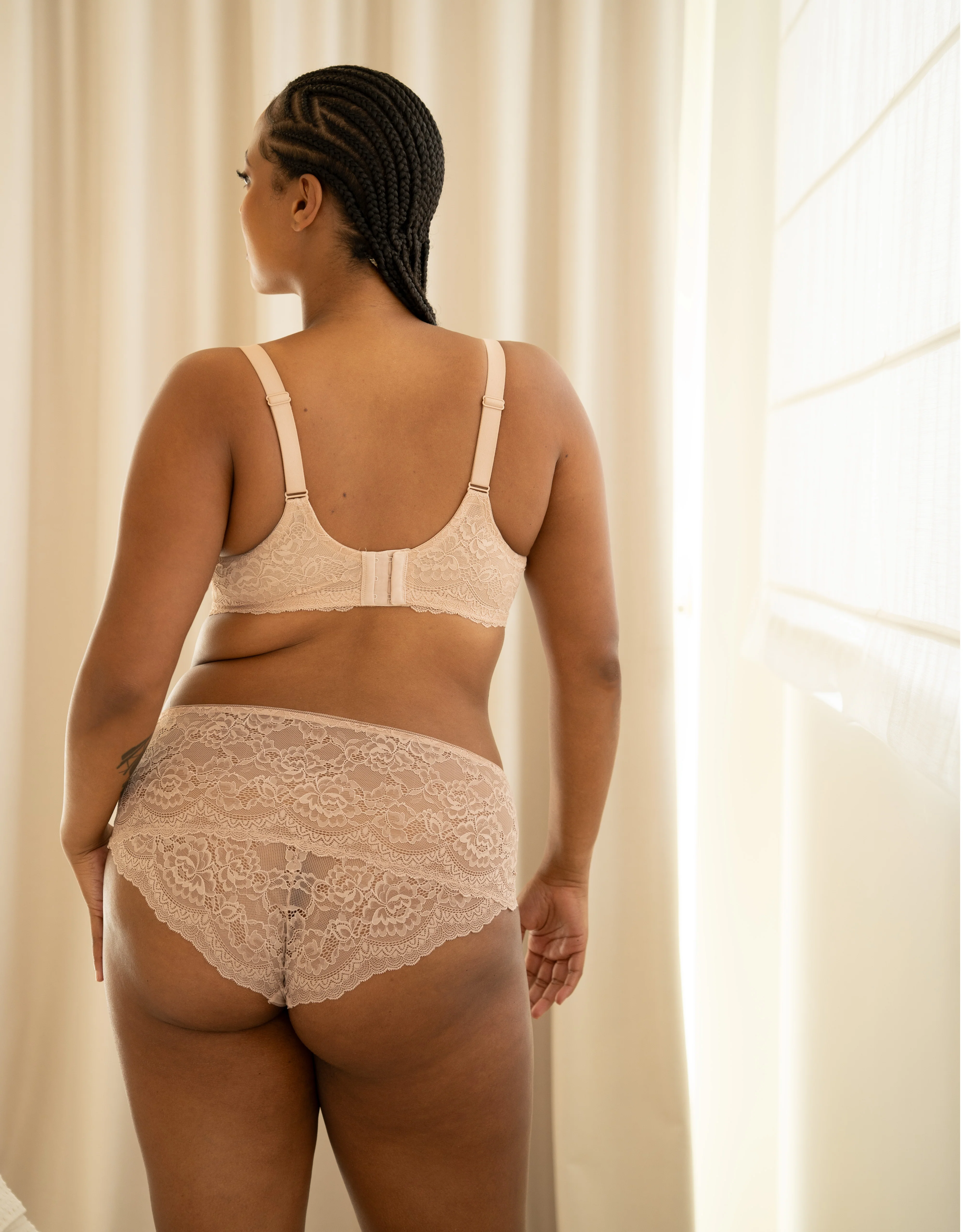 High-Panty Lace Basic Cappuccino - Image 7