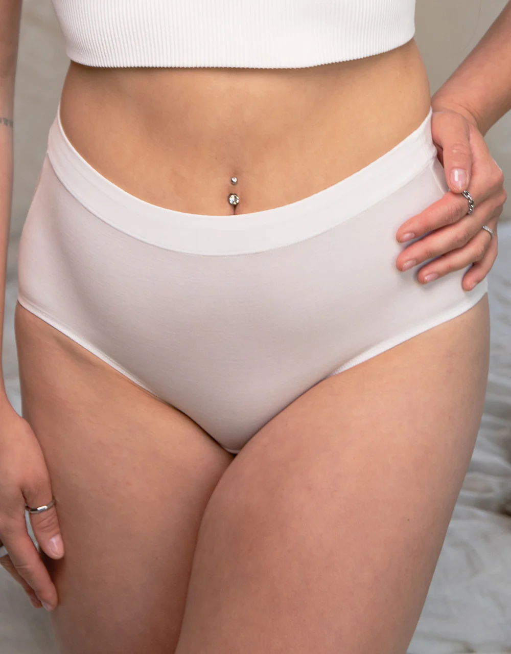High-Panty-Set 2x Cozy Basic Ivory - Image 2