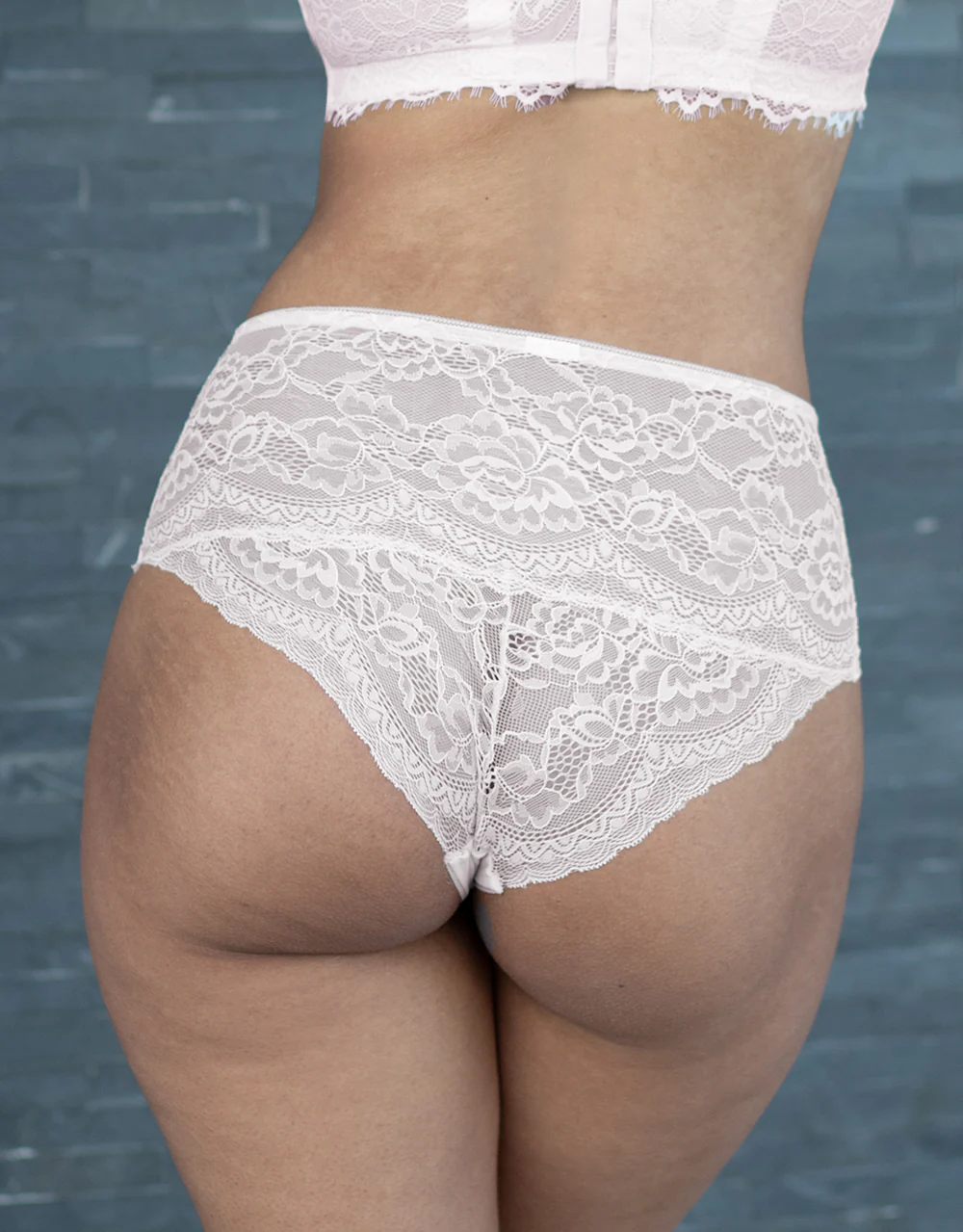 High-Panty-Set 2x Lace Basic Powder - Image 3