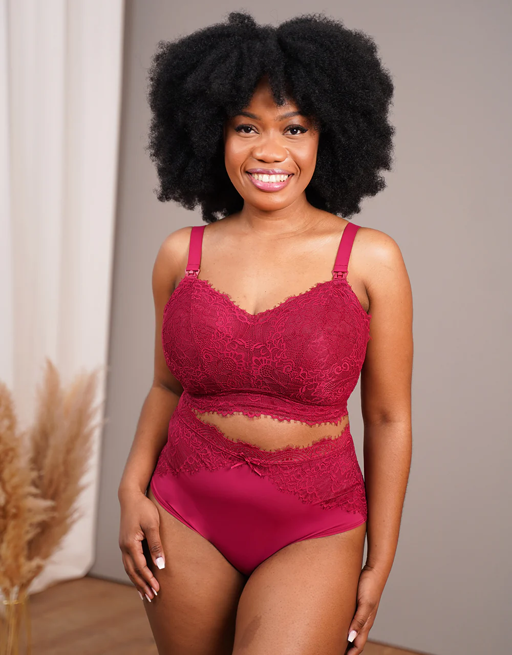 High-Waist-Panty Sensla Bordeaux - Image 5