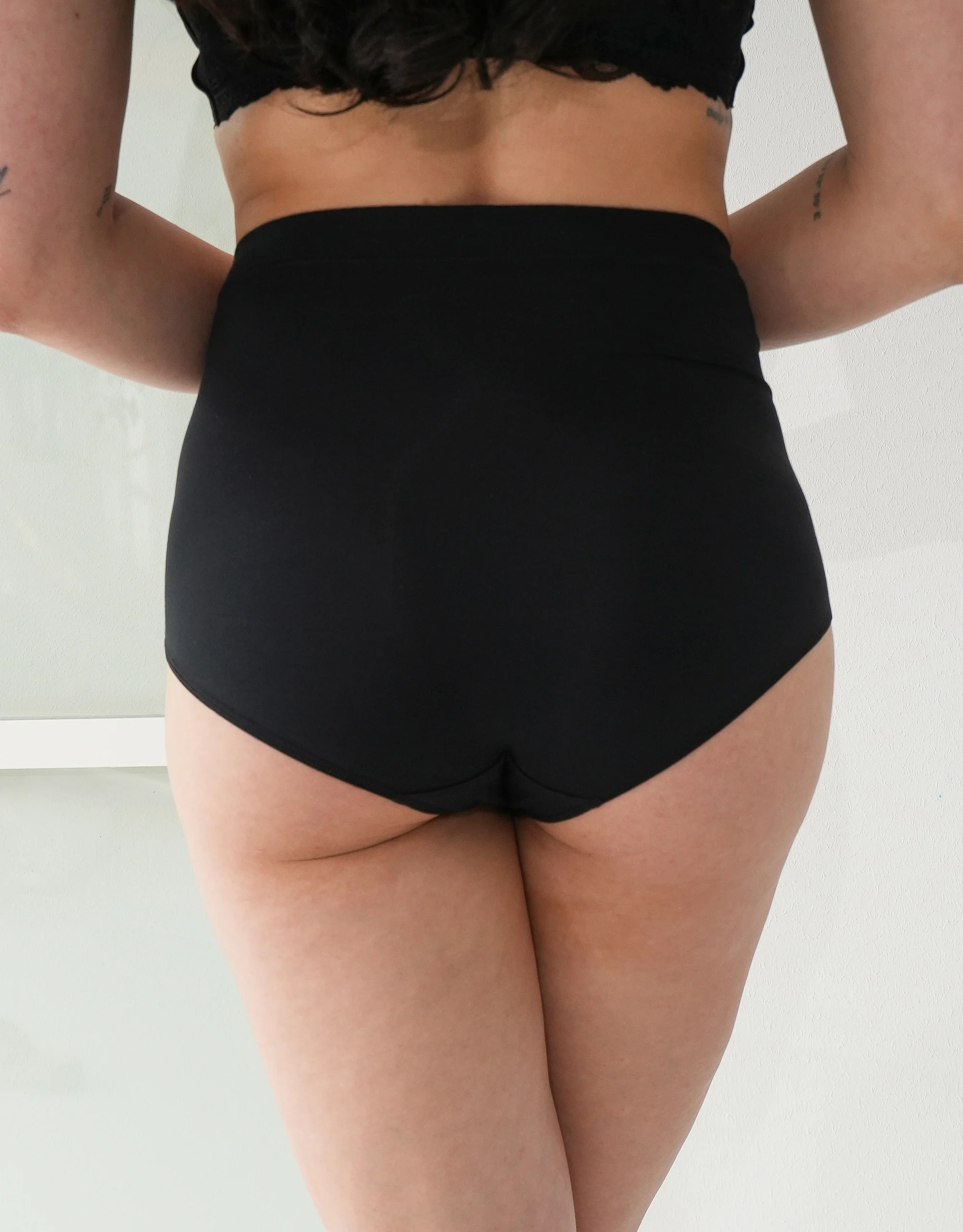 High-Waist-Panty-Set 2x Cozy Basic Black - Image 3