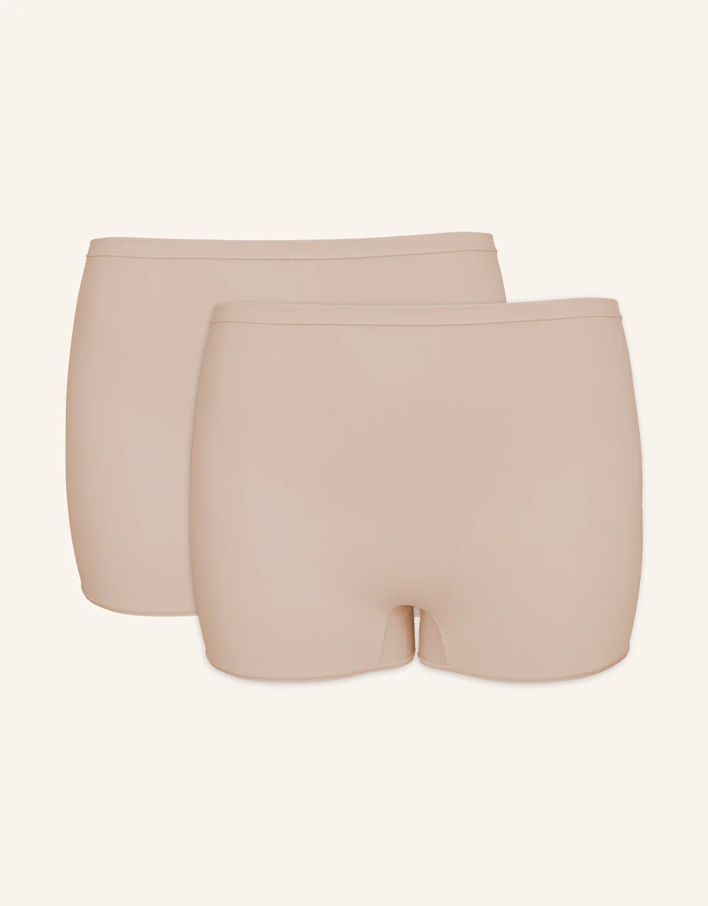 High-Waist-Shorts-Set 2x Basic Cappuccino