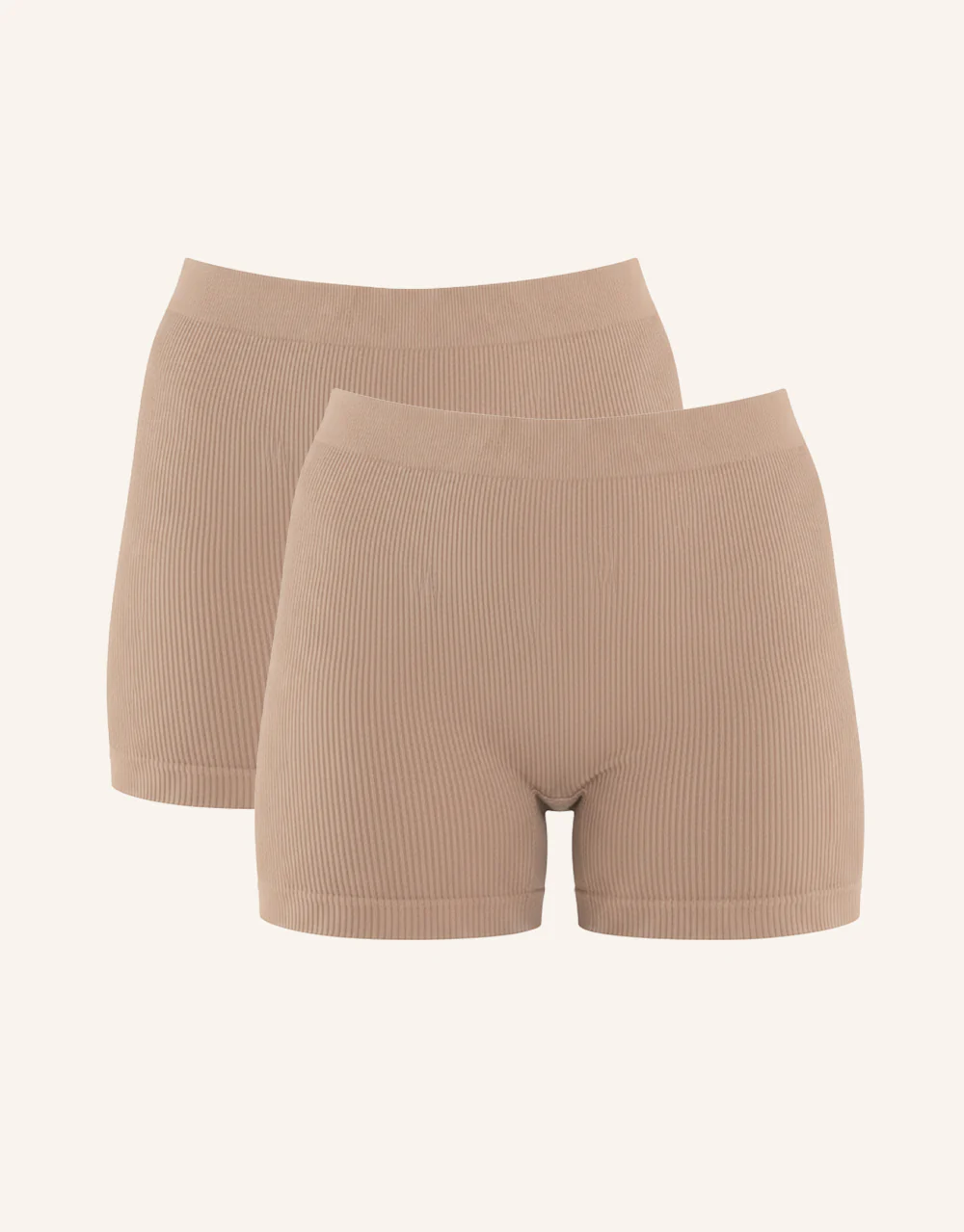 High-Waist-Shorts-Set 2x Freeda Taupe