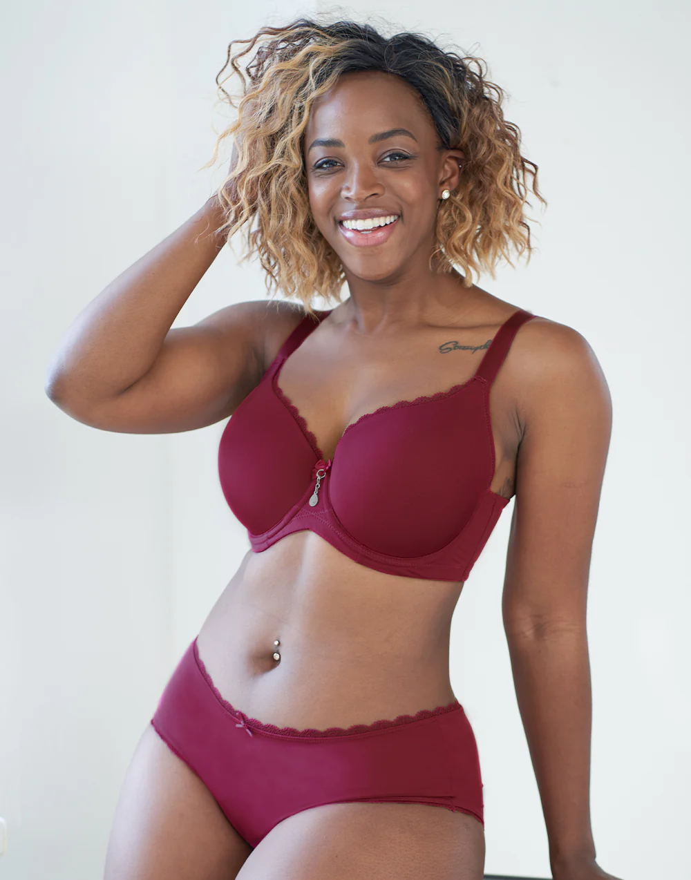 Panty Pure Basic Bordeaux - Image 3