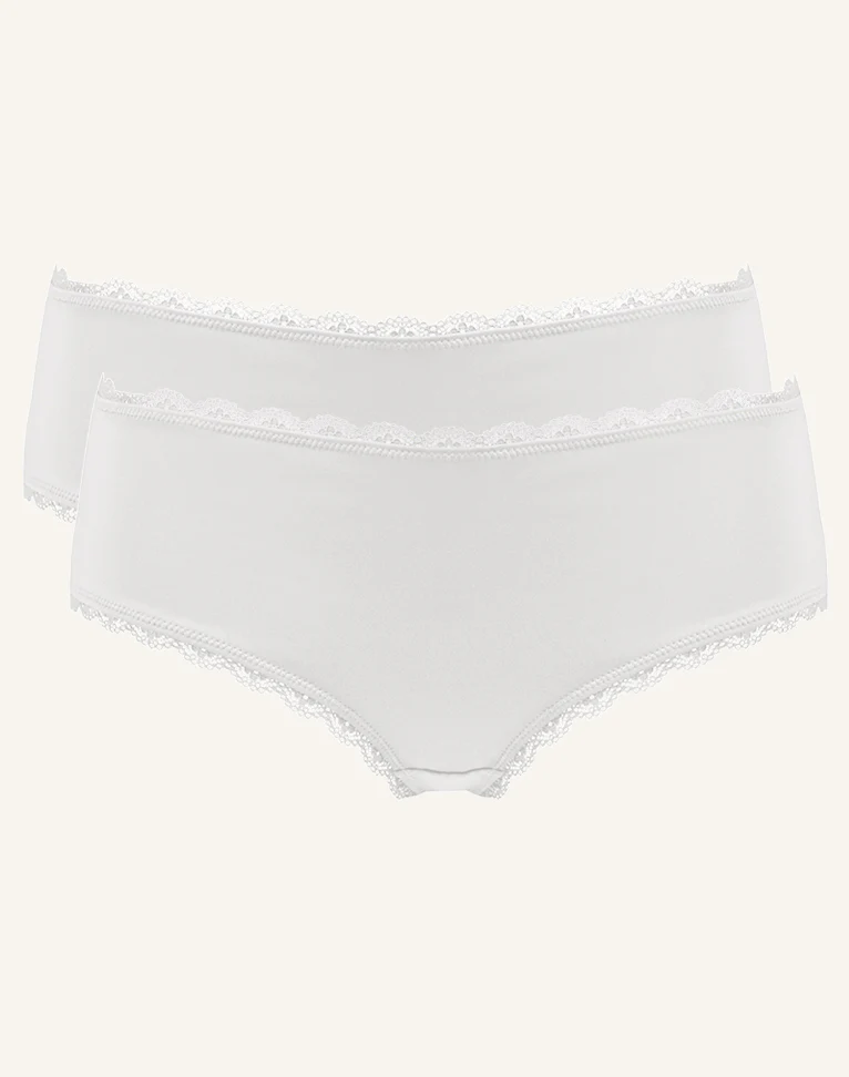 Panty-Set 2x Basic Ivory