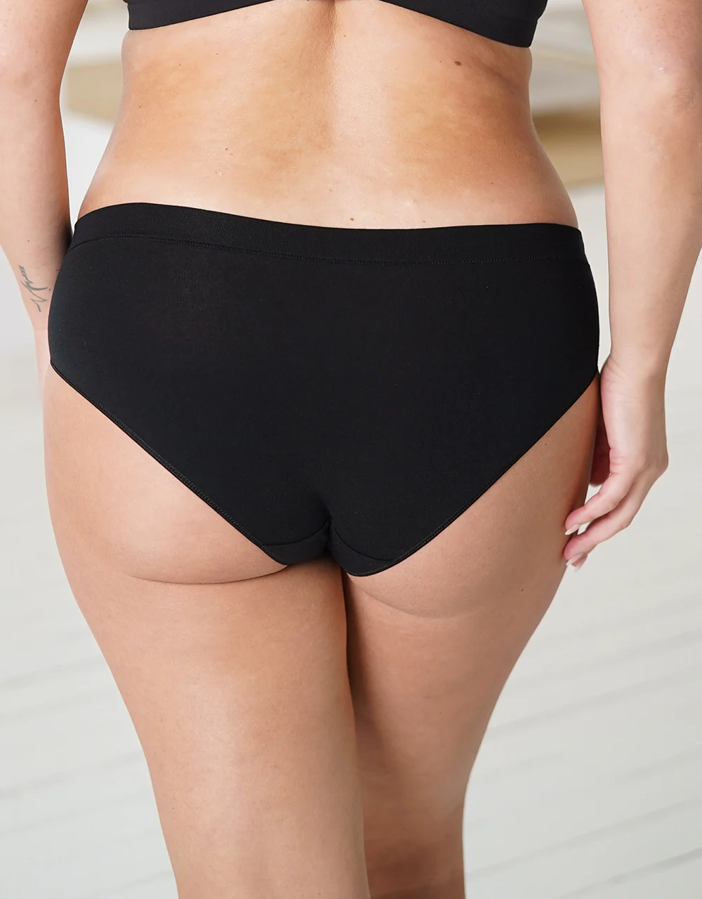 Panty-Set 2x Cotton Basic Black - Image 3