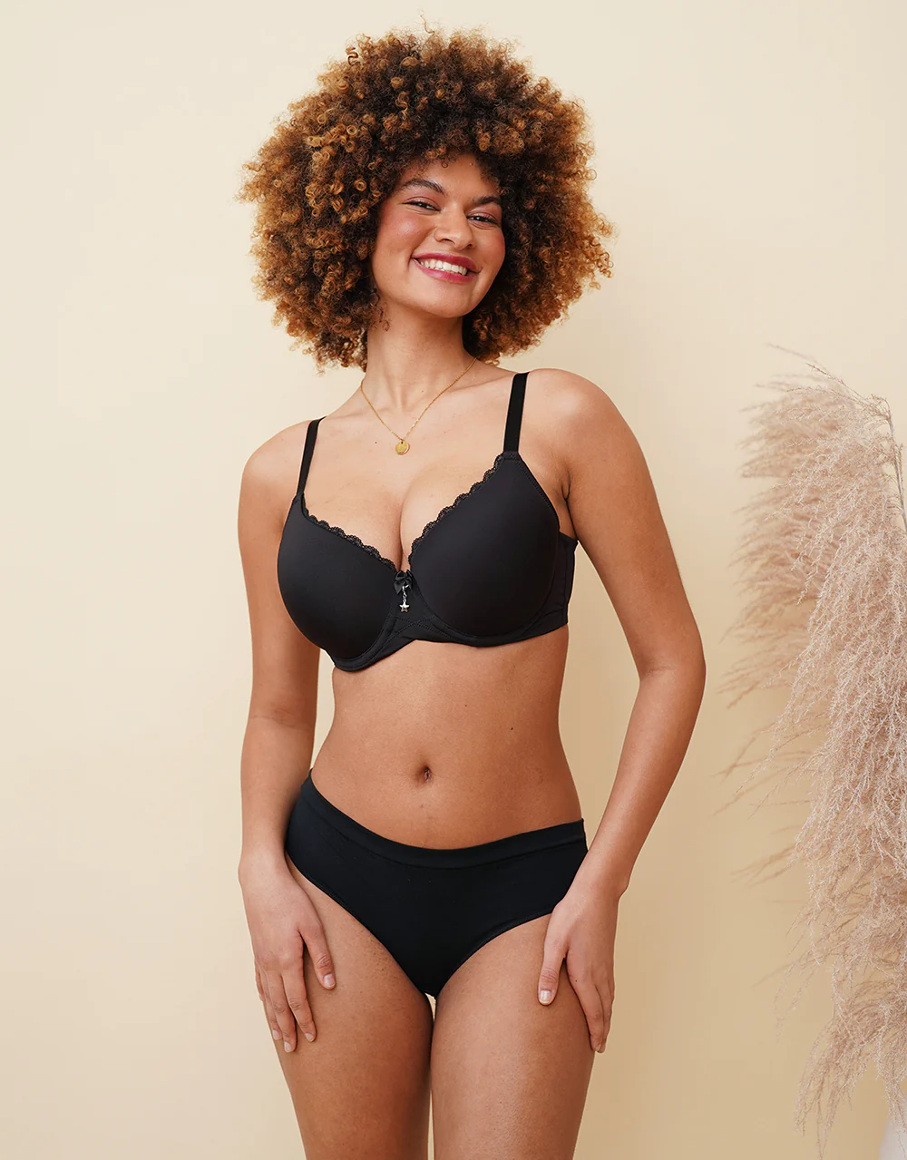 Panty-Set 2x Cotton Basic Black - Image 6