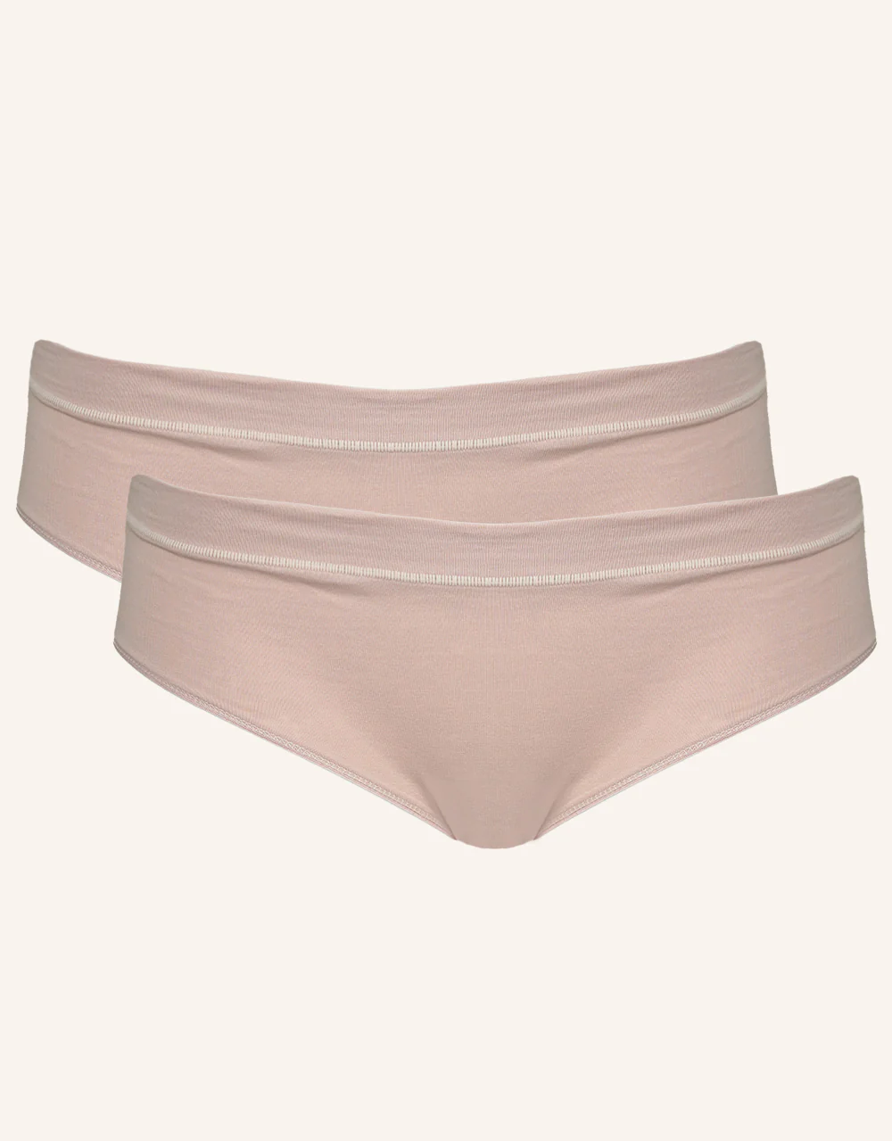 Panty-Set 2x Cotton Basic Cappuccino