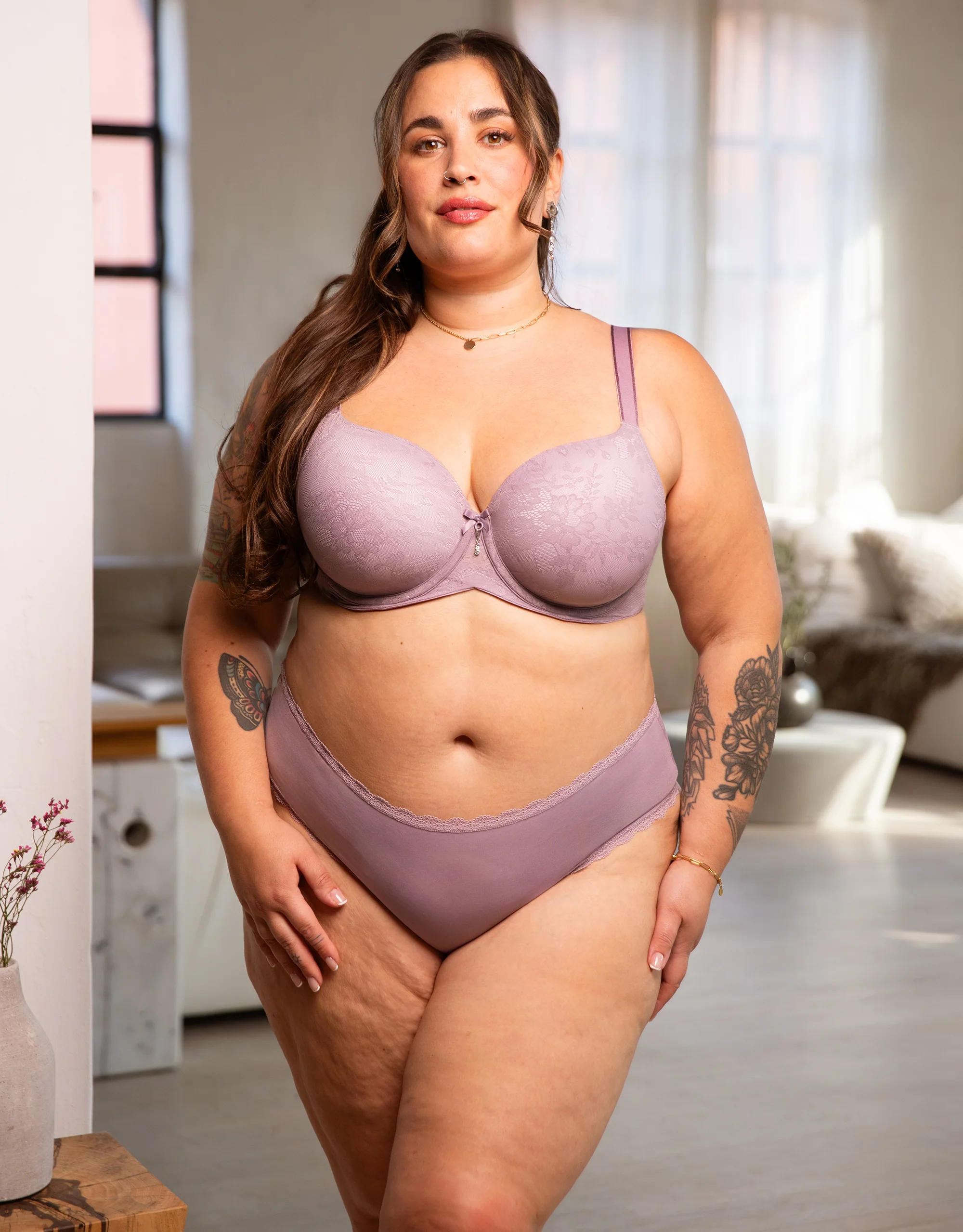 Panty-Set 2x Basic Violetgrey - Image 5