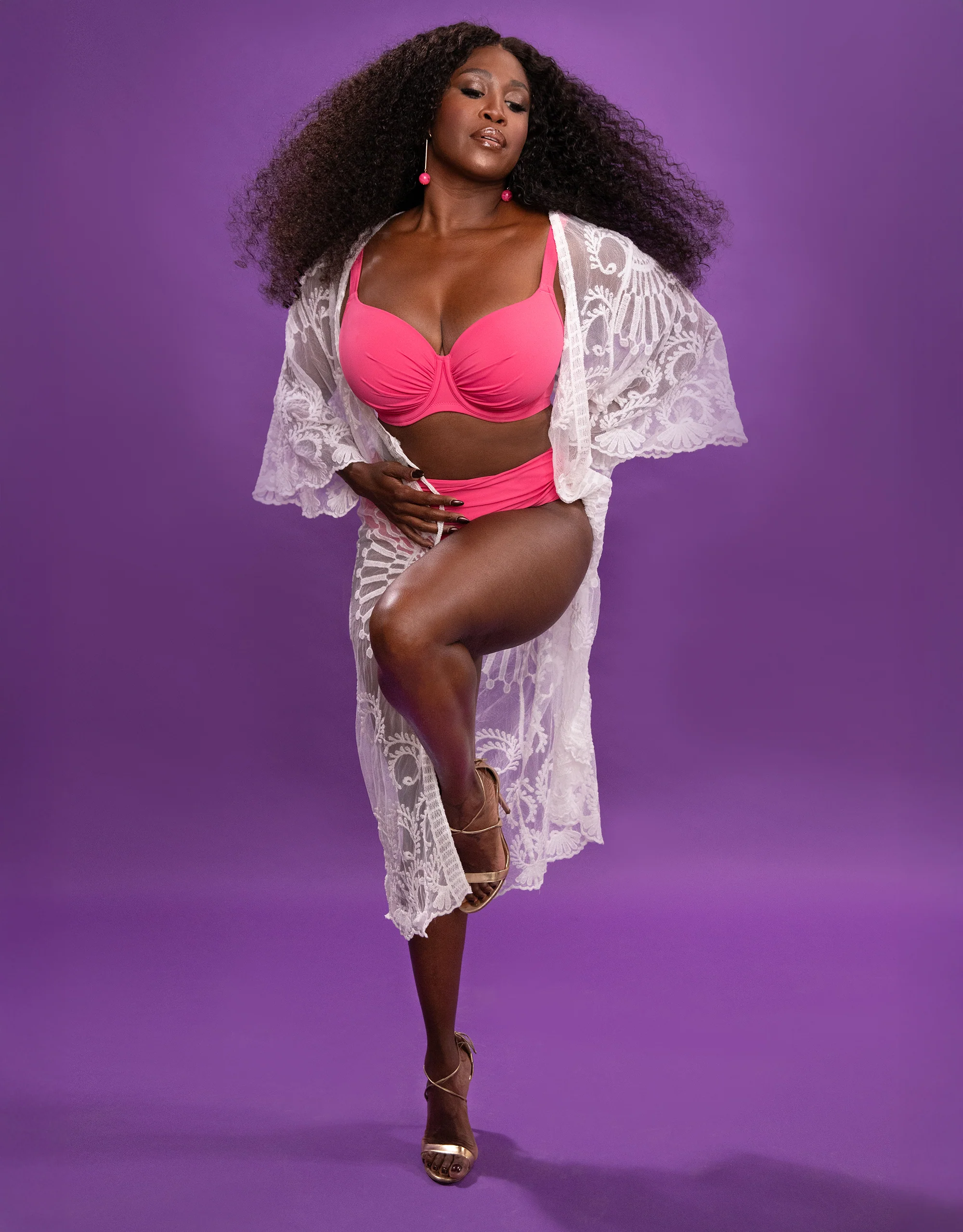 Schalen-Bikini-Top Valencia Chic Flamingo - Image 6