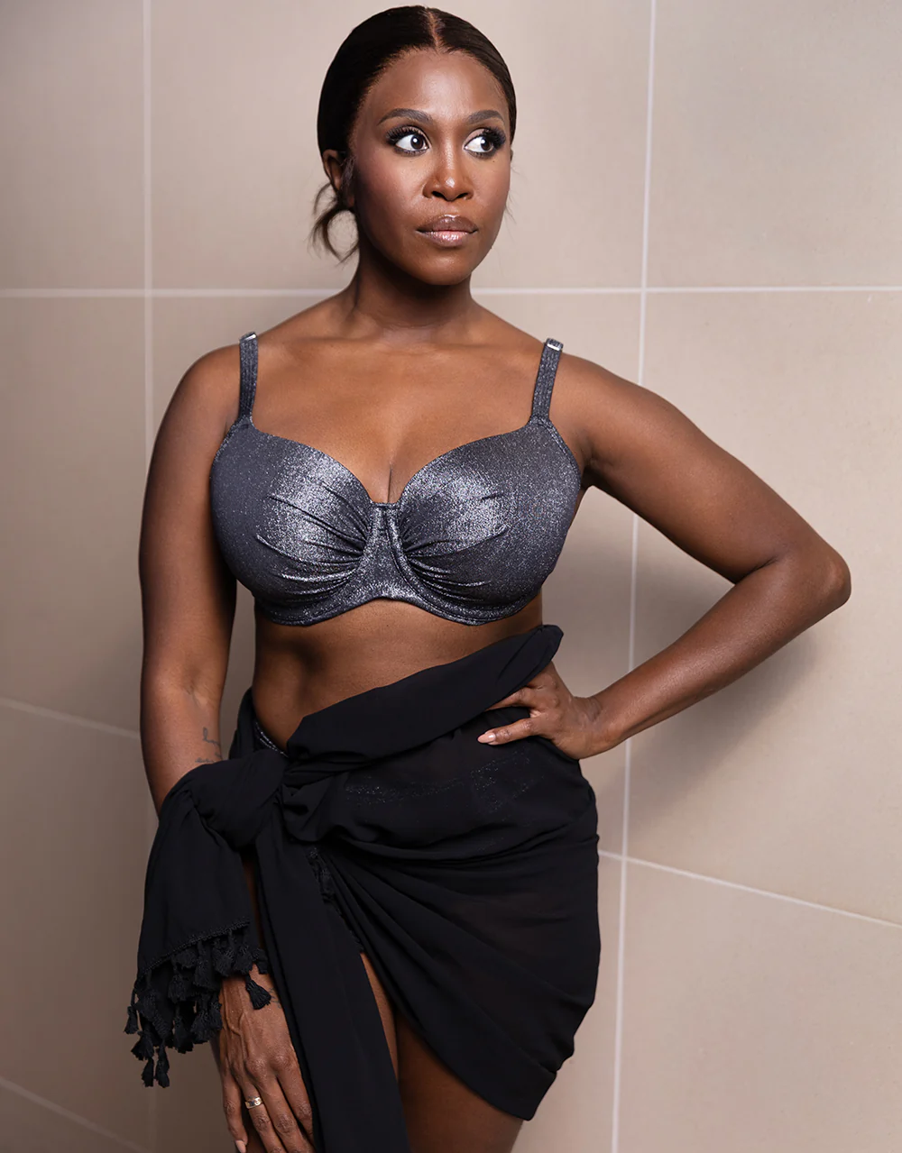 Schalen-Bikini-Top Valencia Glam Silver - Image 12